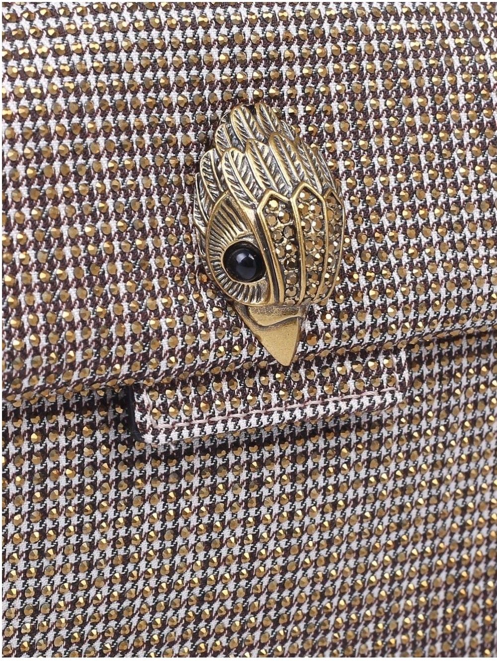 FABRIC MINI KENSINGTON V #BEIGE KURT GEIGER LONDON Bags 3036240609