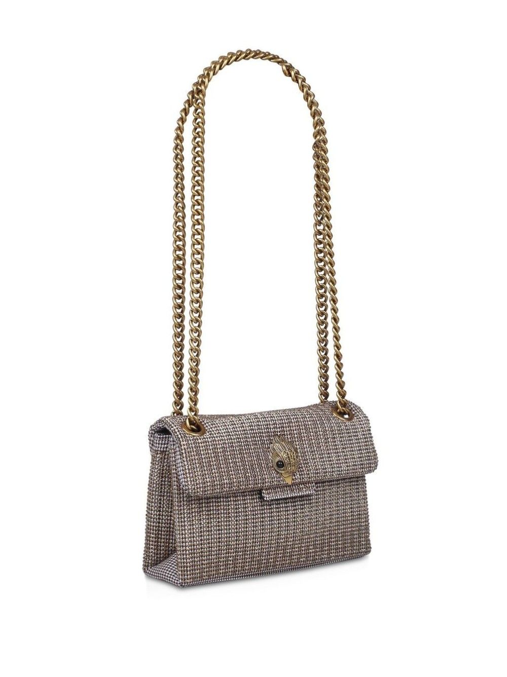 FABRIC MINI KENSINGTON V #BEIGE KURT GEIGER LONDON Bags 3036240609