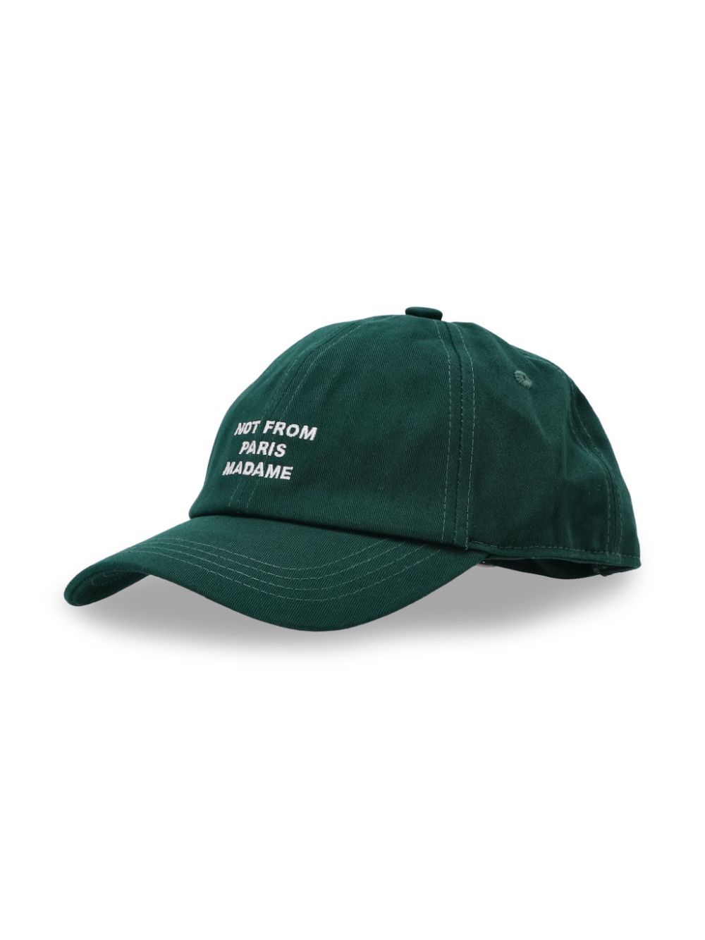 LA CASQUETTE SLOGAN #DARK GREEN DROLE DE MONSIEUR Accessories PERM CP151 CO138 DGN