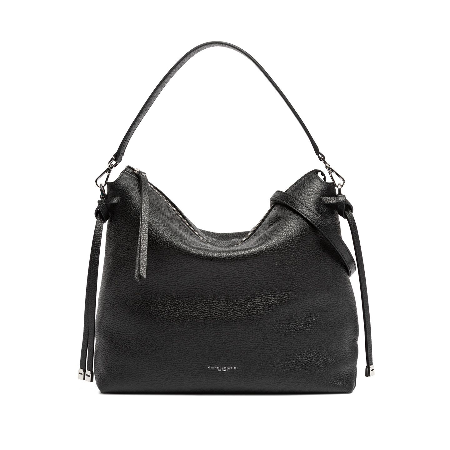BORSA PELLE #NERO GIANNI CHIARINI Borse BS 11763/COMM GRN