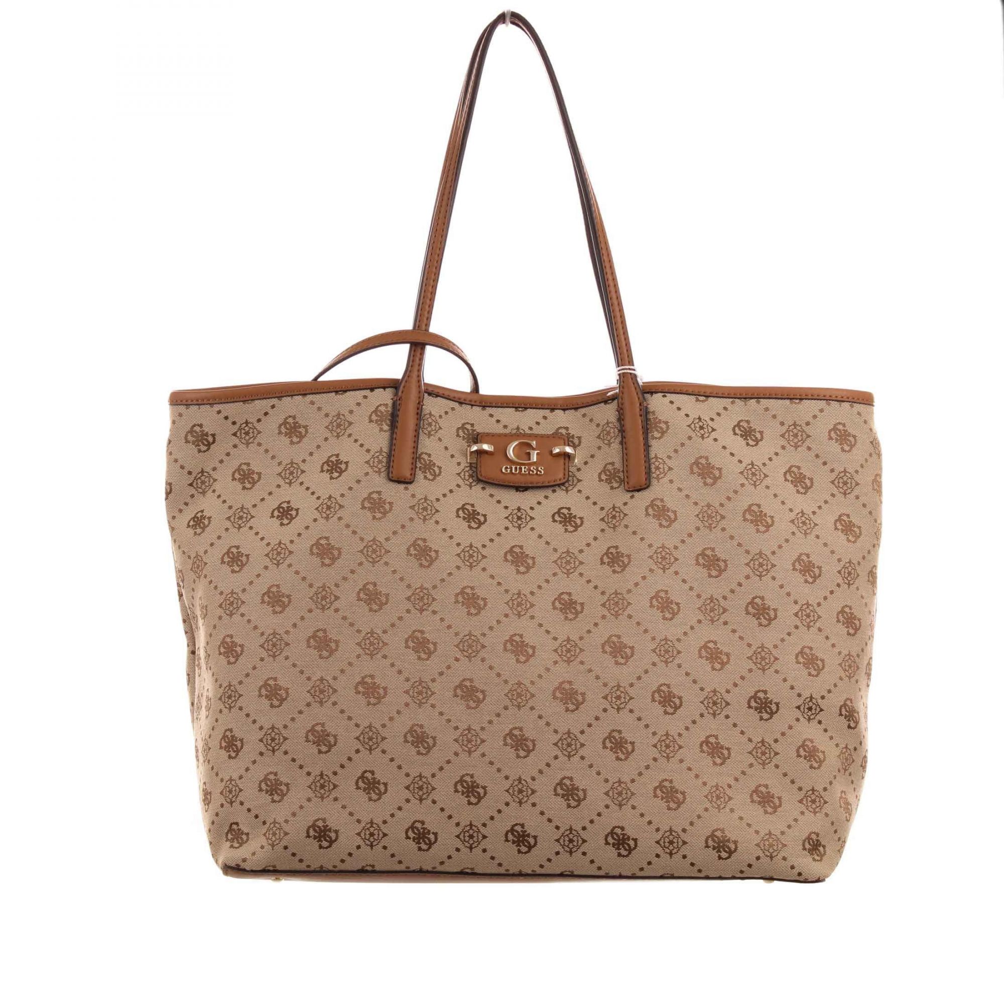 NEDA LARGE 2 IN 1 TOTE #LATTE LOGO GUESS  Borse HWJP96 54240 LTL