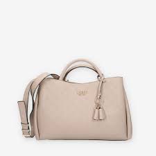PHOEBE LRG GIRLFRIEND SATCHEL #SIMPLY TAUPE LOGO GUESS  Borse HWPD96 65070 SIG