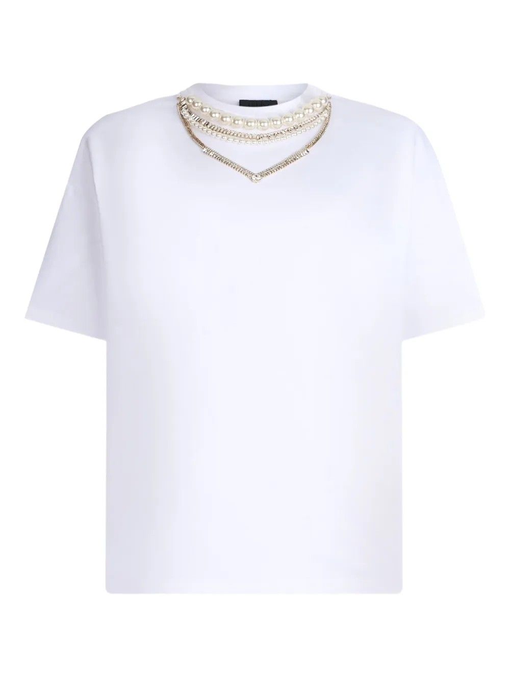 T-SHIRT CON ACCESSORIO BIANCO #11111 LIU JO T-shirt CF5063J0088 11111
