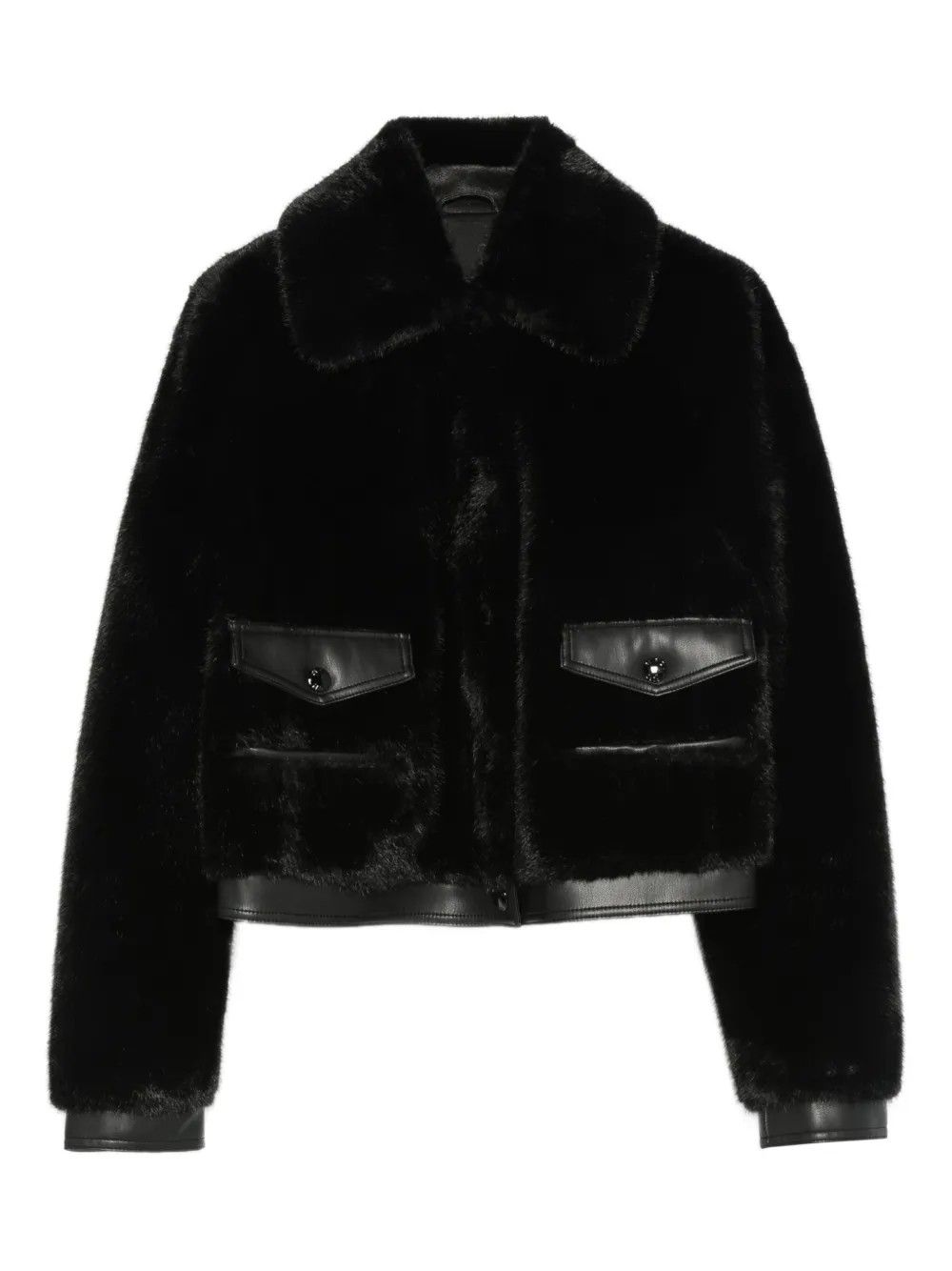 GIUBBOTTO NERO #K103 PATRIZIA PEPE Capispalla 8O0204 E073 K103