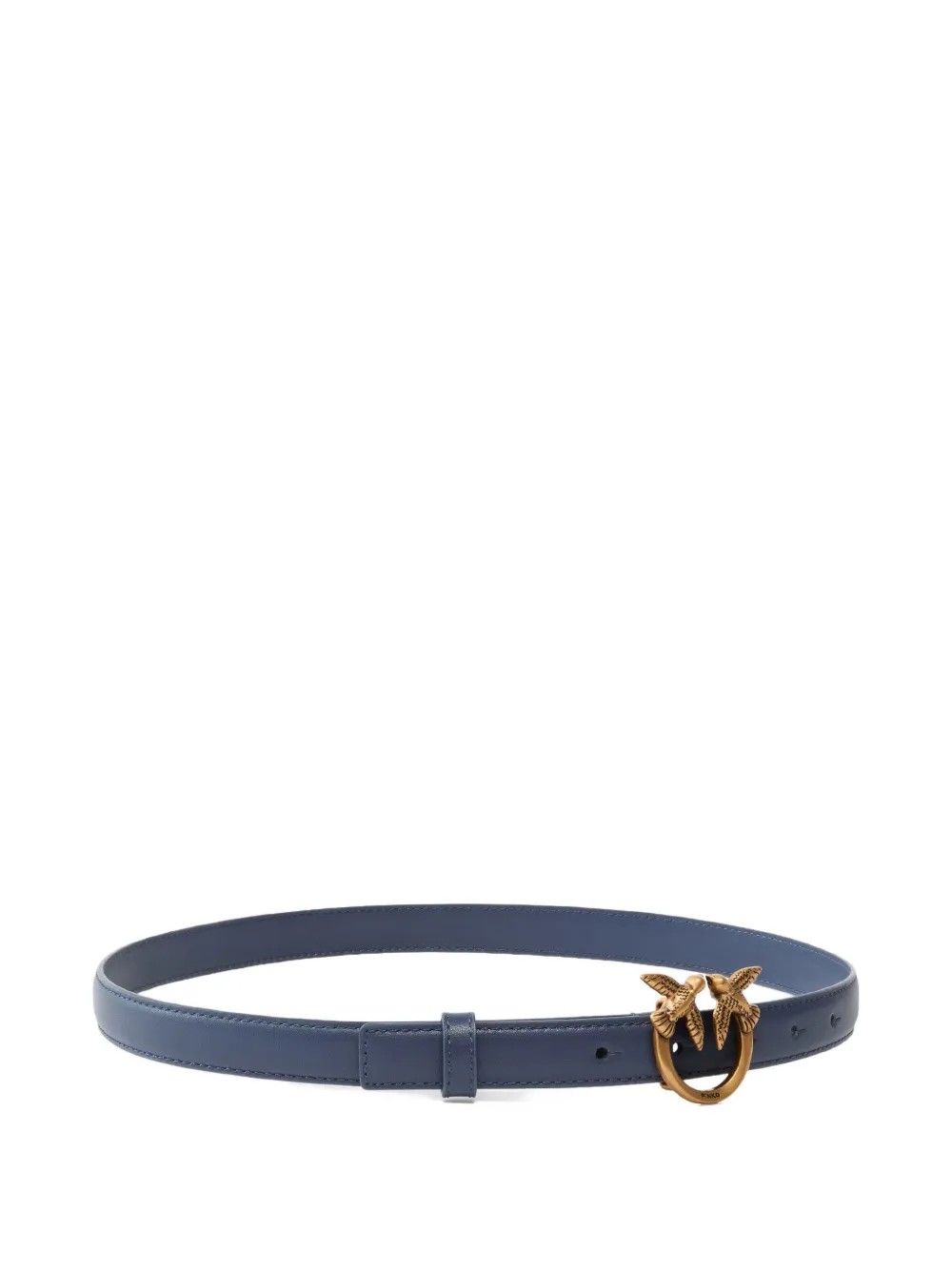 LOVE BERRY H2 BELT VITELLO SETA BLU #G08Q PINKO Accessories 100143 A0F1/G08Q