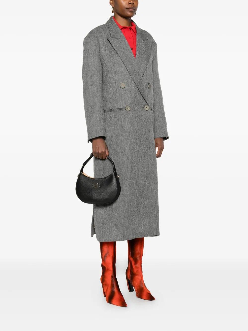 SOTTOSPALLA MEZZALUNA NERO #0001 ALVIERO MARTINI Bags LD62 H407 0001