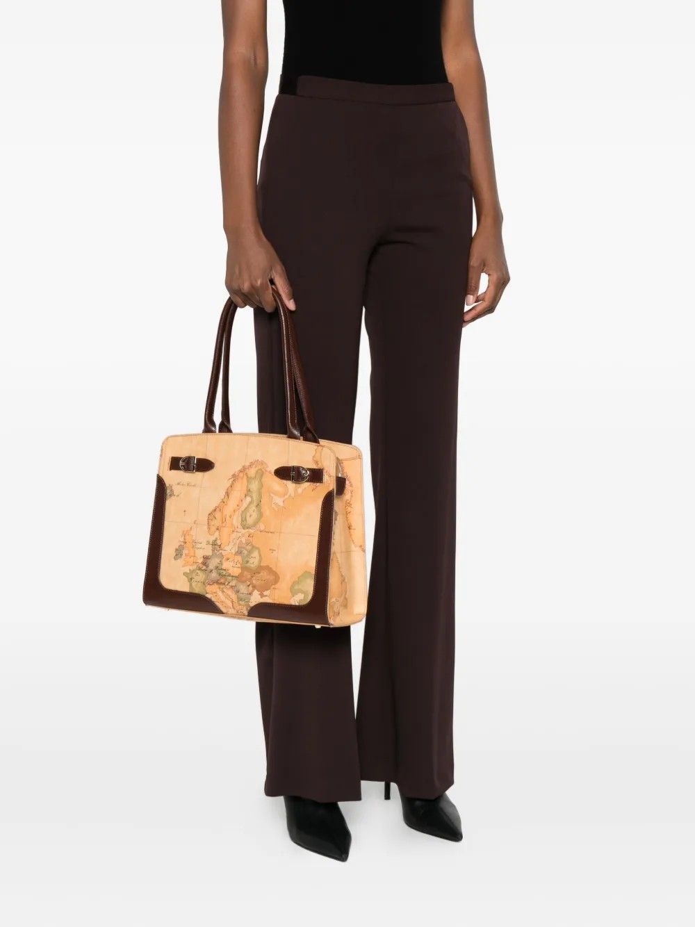 SHOPPER MOGANO #0529 ALVIERO MARTINI Bags LD64 G611 0529