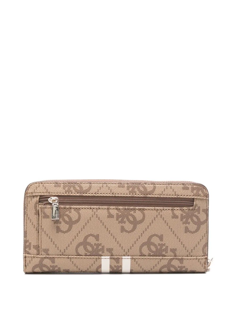 LAUREL II SLG LARGE ZIP AROUND #LATTE LOGO GUESS  Accessori SWOS74 59146 LTL