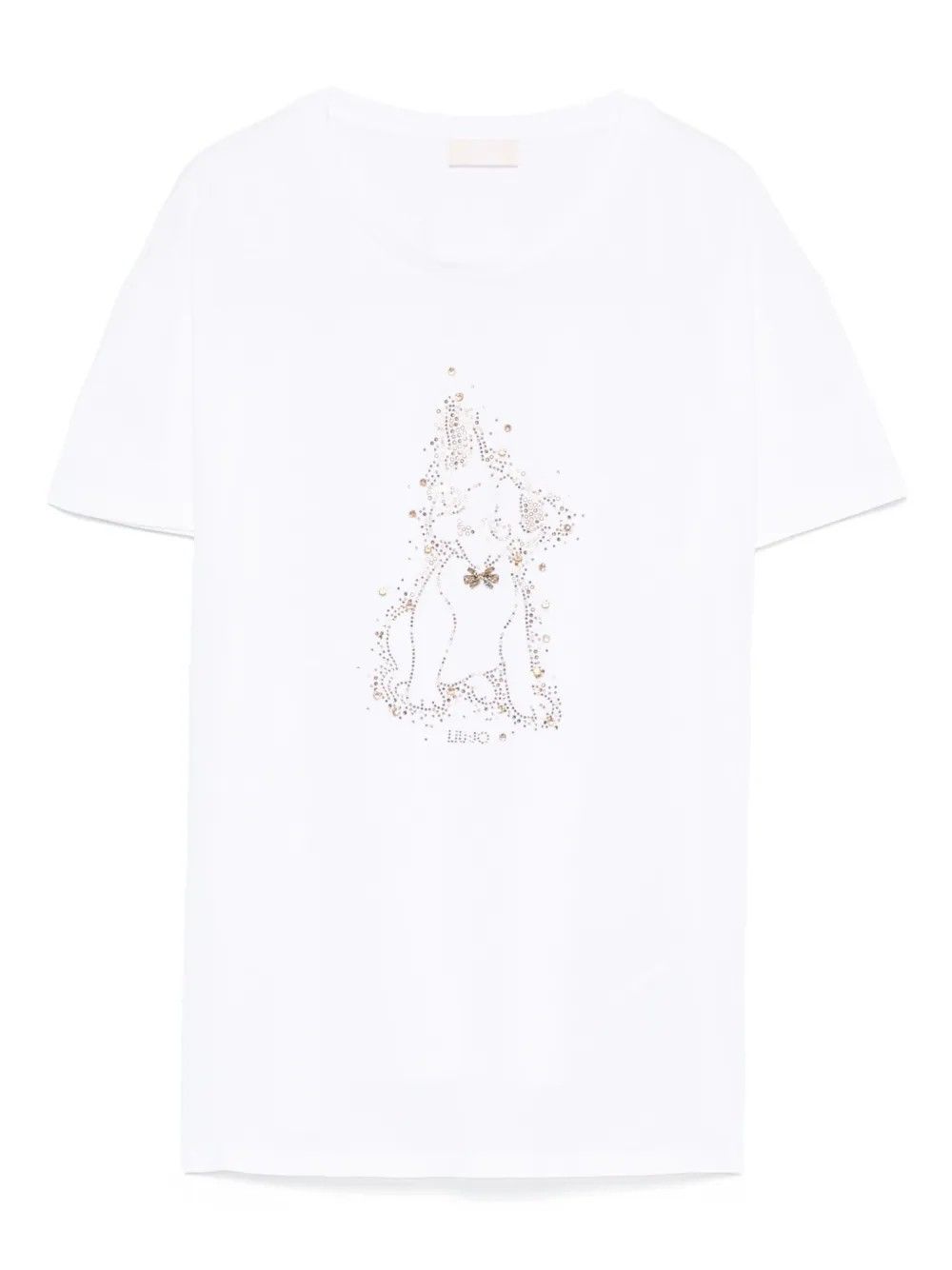 ECS T-SHIRT MODA M/C BIANCO/DOG #M9789 LIU JO T-shirt MF5412JS923 M9789