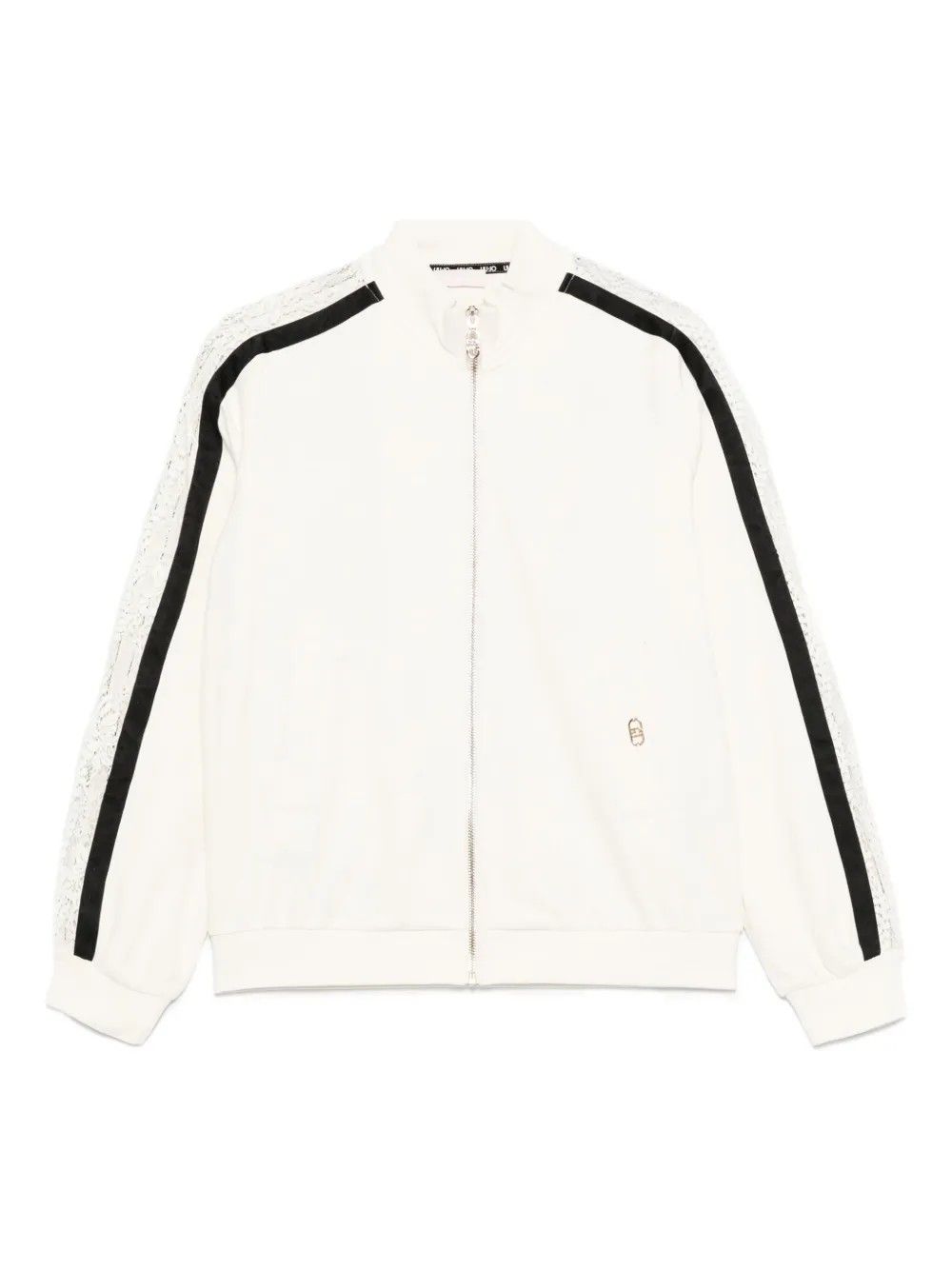 FELPA APERTA /BIANCO LATTE/NERO #03N76 LIU JO Sweater TF5006J4523 03N76