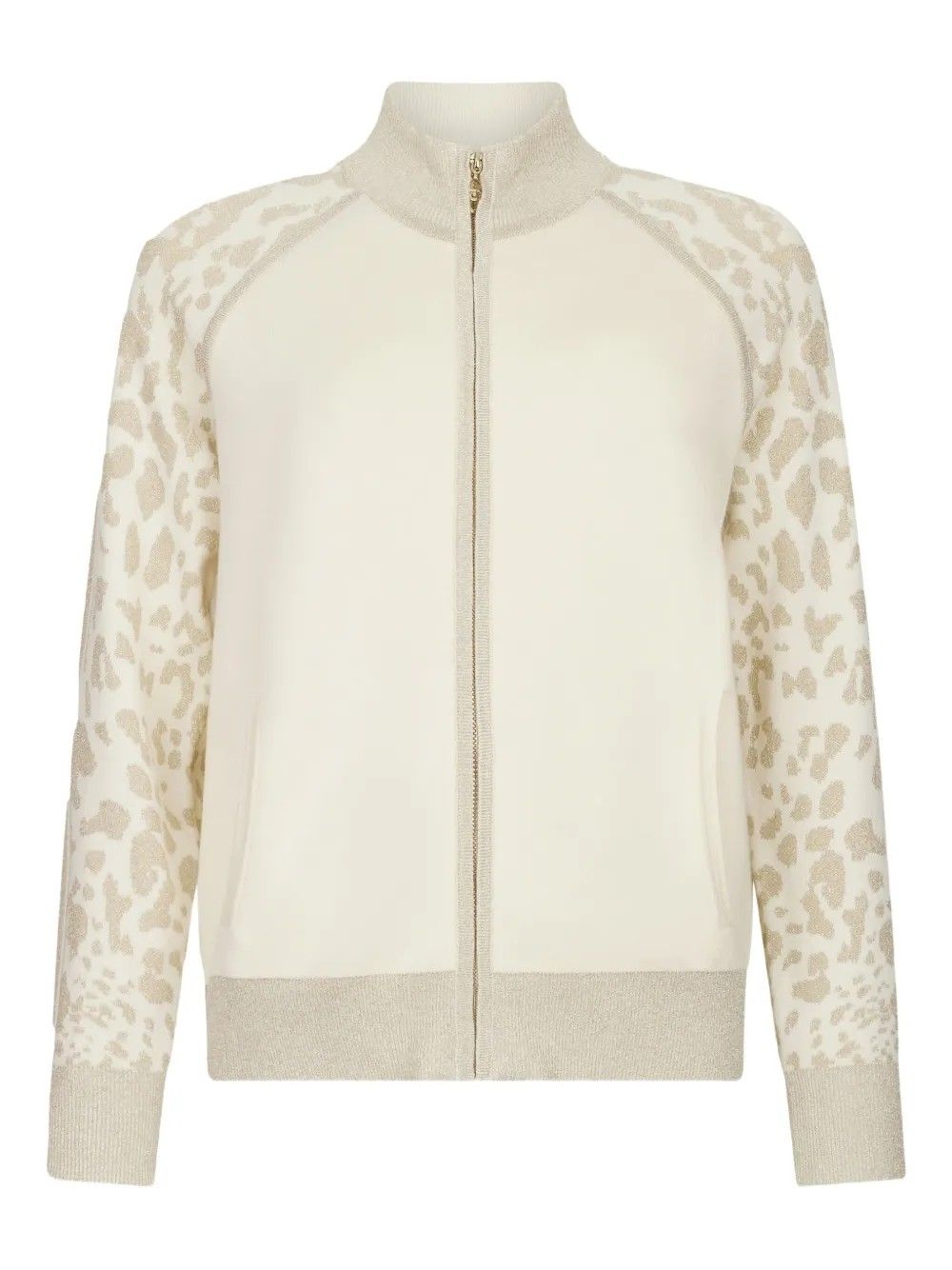 ECS MAGLIA ZIPPATA M/L BIANCO LATTE #A4351 LIU JO Maglieria TF5171MS49I A4351