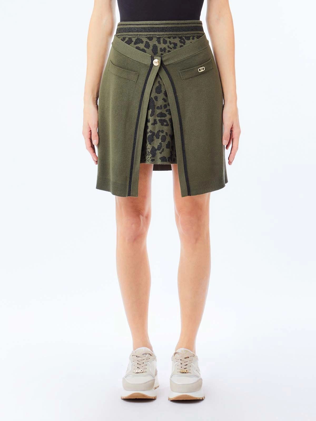 ECS GONNA MAGLIA OLIVE NIGHT #A4350 LIU JO Skirt TF5175MS49I A4350
