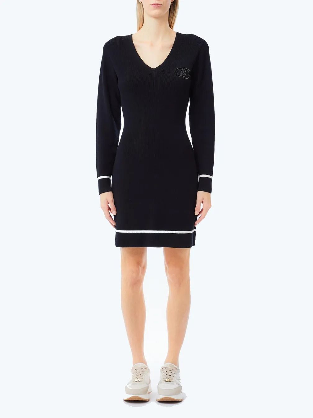 ECS ABITO MAGLIA NERO/BIANCO #03N66 LIU JO Maglieria TF5253MS63L 03N66