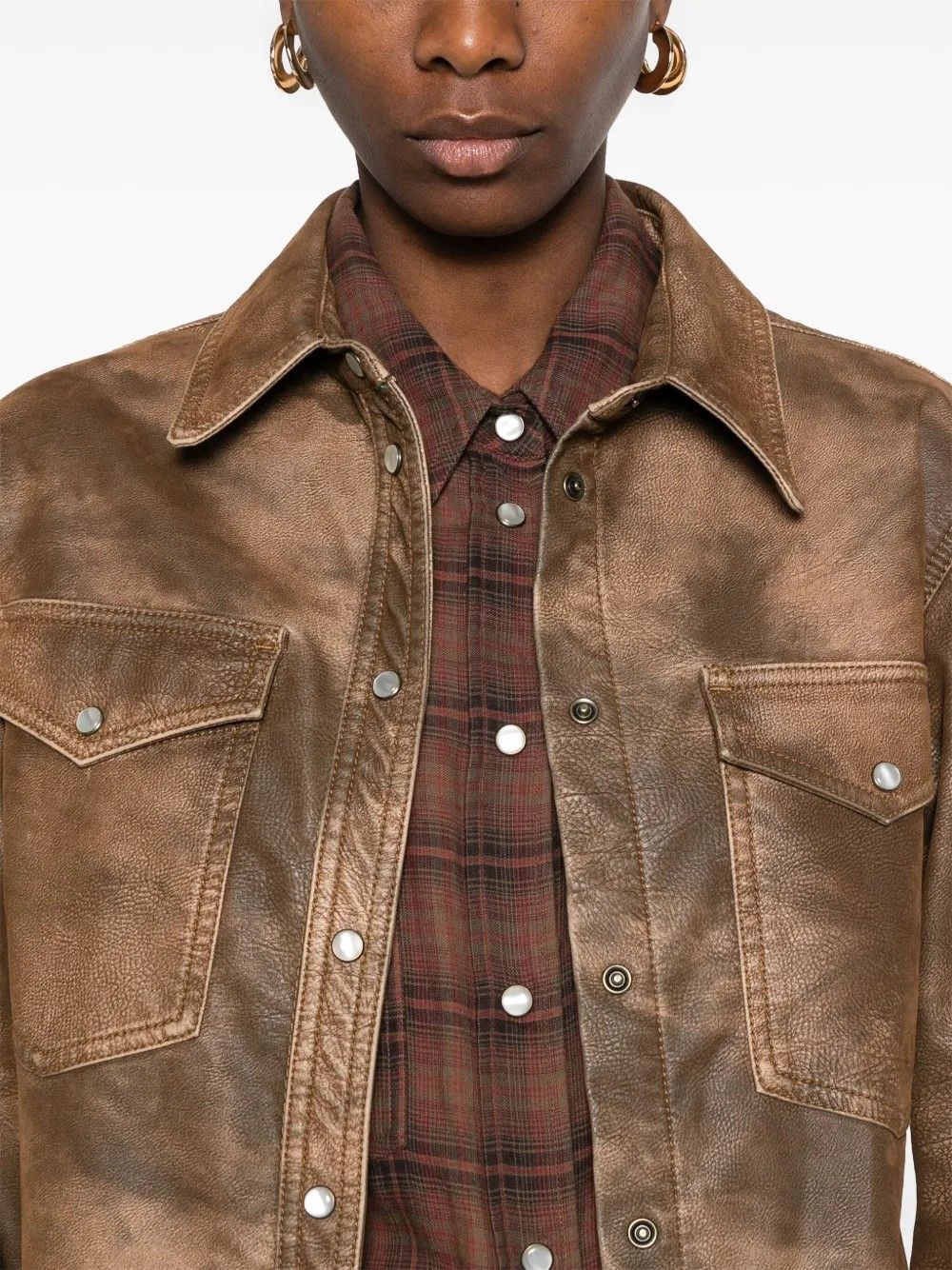 KARIMA SHIRT TABACCO #50TO MARANT ÉTOILE Camicie CH0240FA-C3B01E