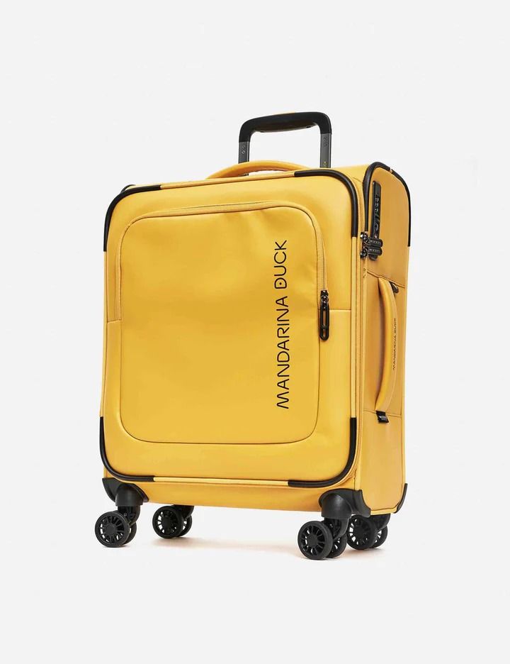 ECO COATED TROLLEY CABIN #DUCK YELLOW MANDARINA DUCK Borse P10OSV01