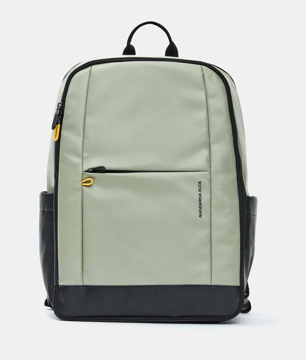 ECO COATED BACKPACK #PINE GREEN MANDARINA DUCK Borse P10OST07