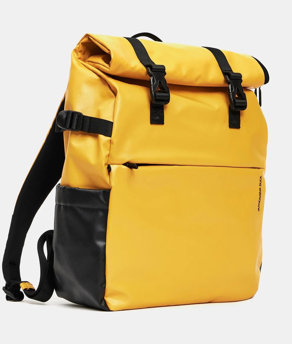 ECO COATED BACKPACK #DUCK YELLOW MANDARINA DUCK Borse P10OST06