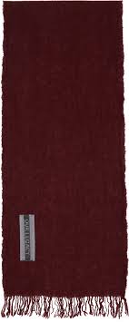 COTTAGE SCARF #BURGUNDY  OUR LEGACY Accessori A4258CCM
