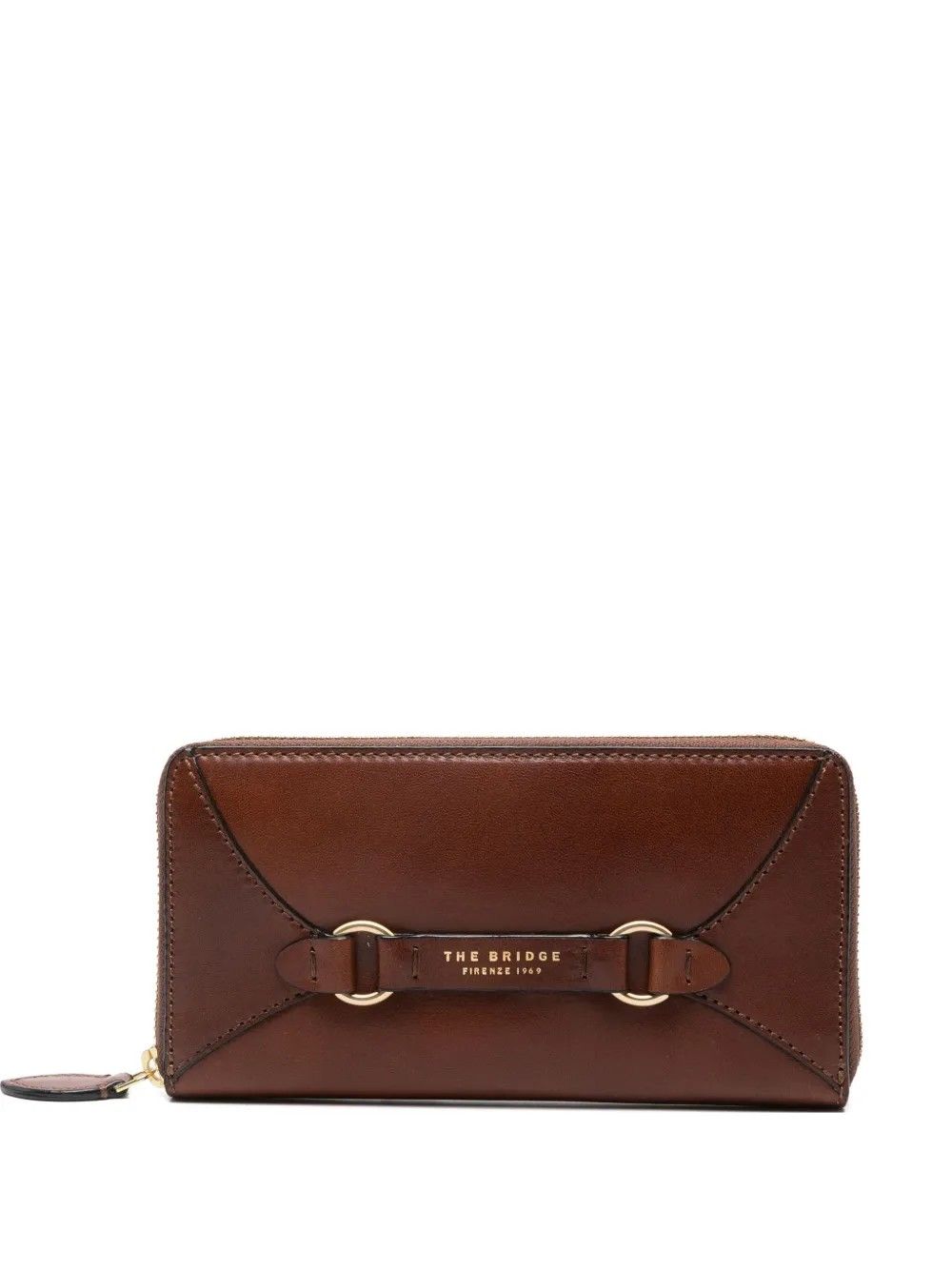ZIP AROUND WALLET MARRONE #14 THE BRIDGE Accessori 01743501