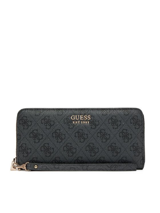 BRENTON SLG LRG ZIP AROUND #COAL LOGO GUESS  Accessories SWLG96 48146 CLO