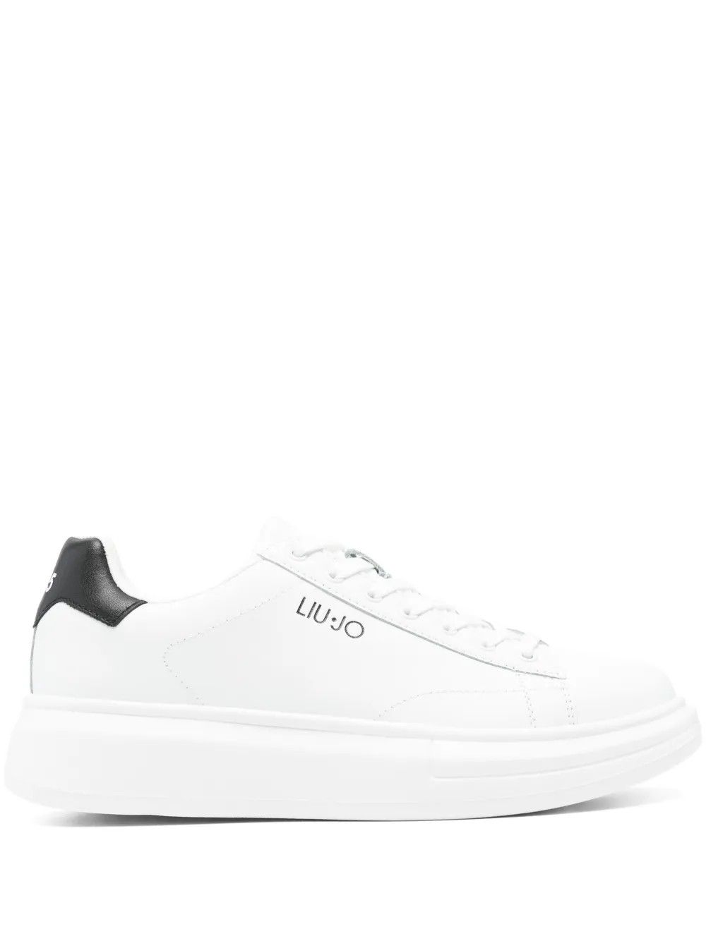 BIG 01 LEATHER WHITE/BLACK #S1005 LIU JO Shoes 7B4027PX474S1005