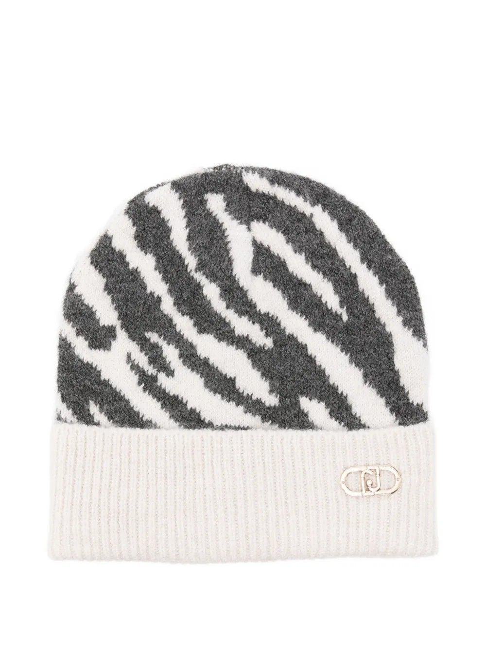 BEANIE ZEBRA GRIGIO/BIANCO #00416 LIU JO Accessori 2F5007M0300 00416