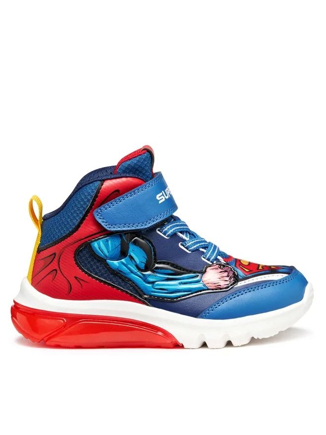 J CIBERDRON BLUE/RED #C0200 GEOX Scarpe J56LBF 0BC14 C0200