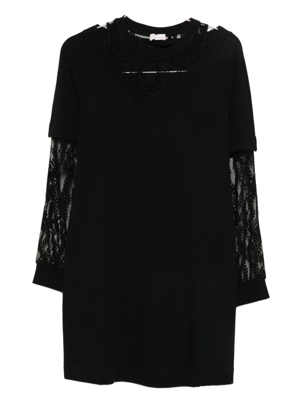 ABITO FELPA NERO/BIANCO LATTE #03N66 LIU JO Felpe TF5014J4523 03N66