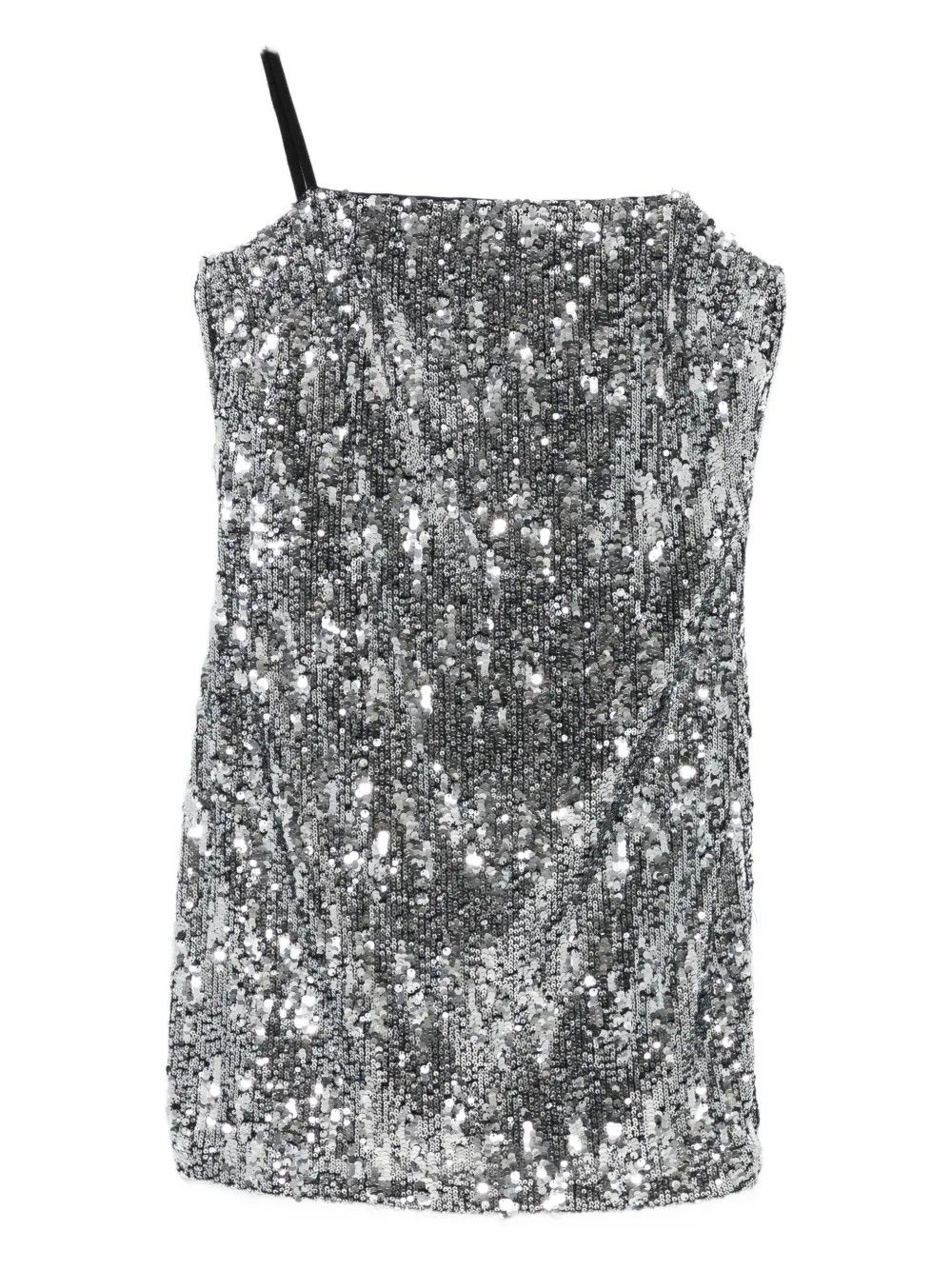 MINI DRESS LULU SILVER BLACK #249 ANIYE BY Vestiti 181179