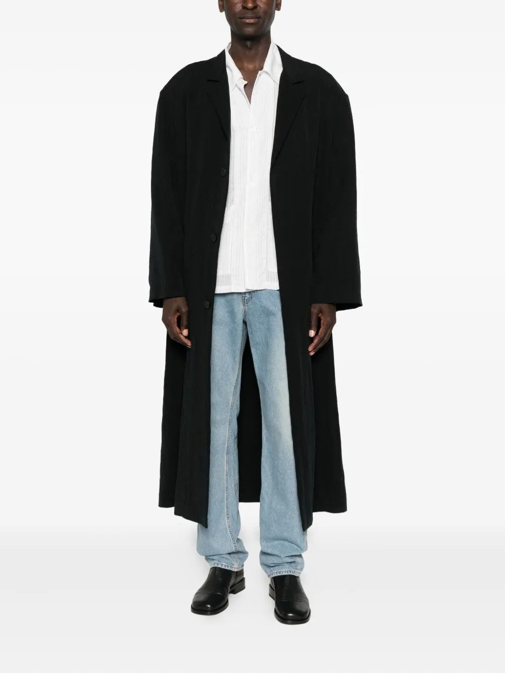 CLASSIC UNLINED OVERCOAT #BLACK FEAR OF GOD Capispalla FG25FW64-644BTN-001