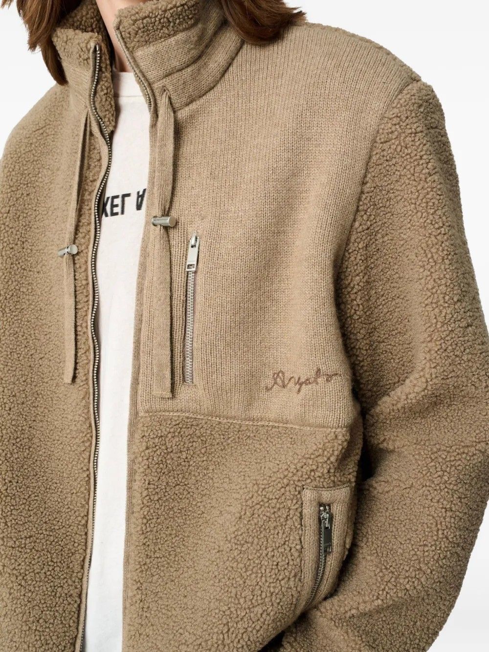 ALPINE FLEECE JACKET #STONE BROWN AXEL ARIGATO Outerwear A3149001