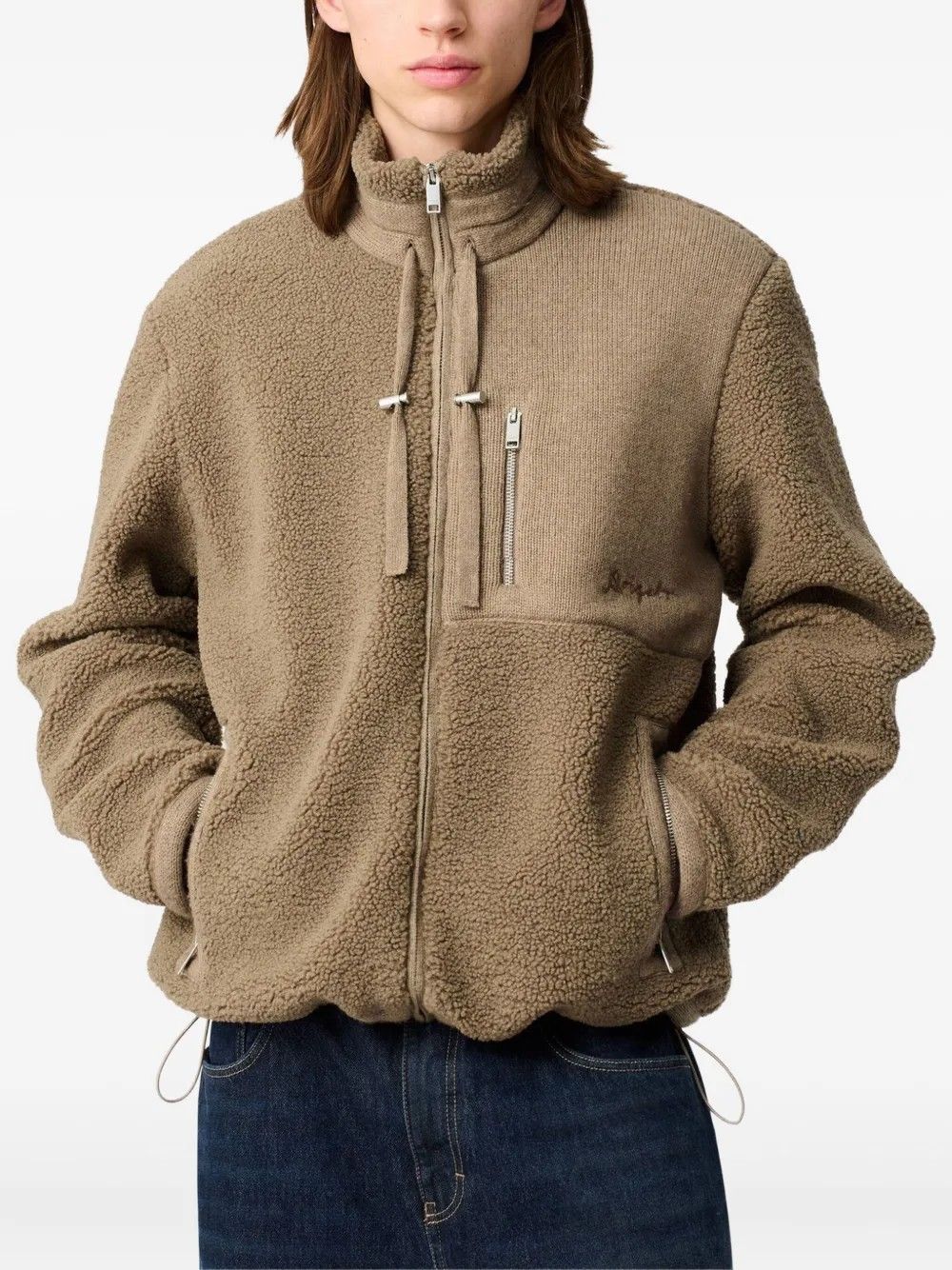 ALPINE FLEECE JACKET #STONE BROWN AXEL ARIGATO Outerwear A3149001