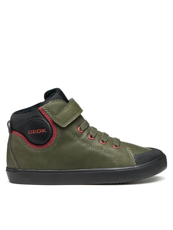 J GISLI B. C DK GREEN/BLACK #C0450 GEOX Scarpe J465CC 0MEFU C0450