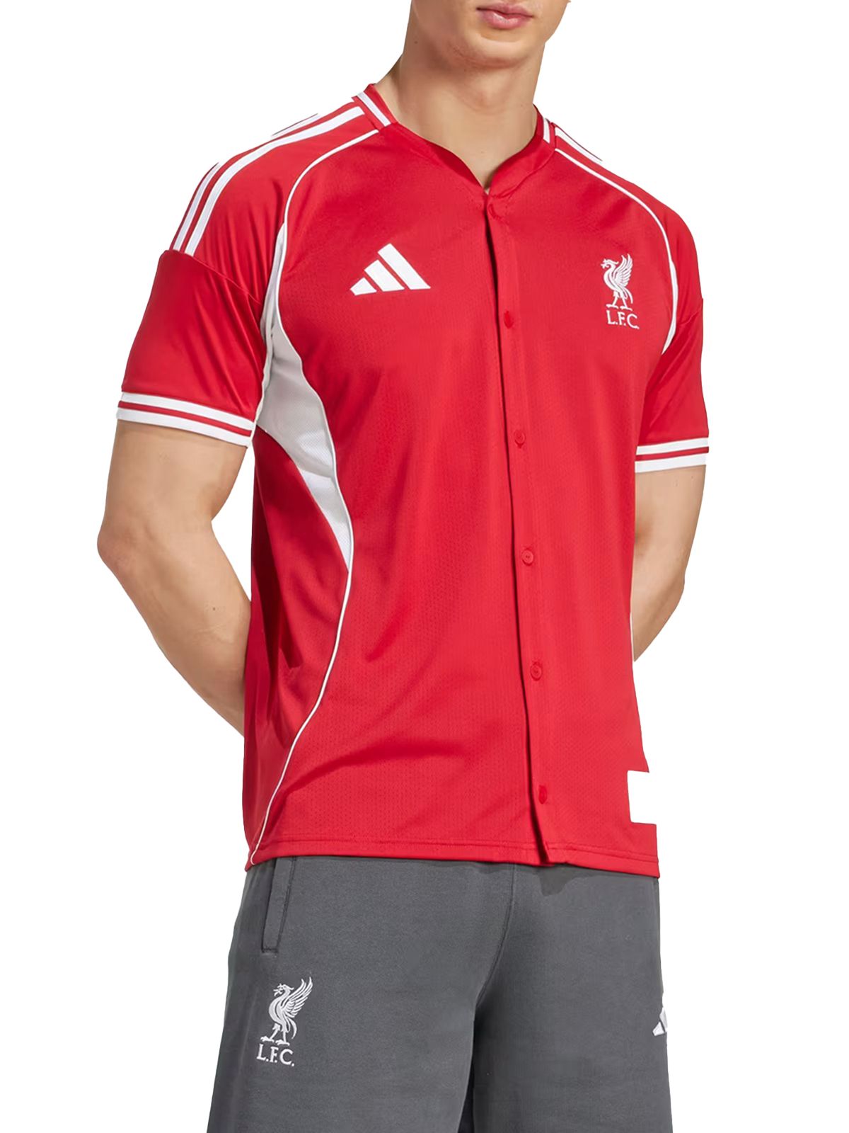 LFC US SHIRT #STRRED ADIDAS ORIGINALS Camicie JW5480