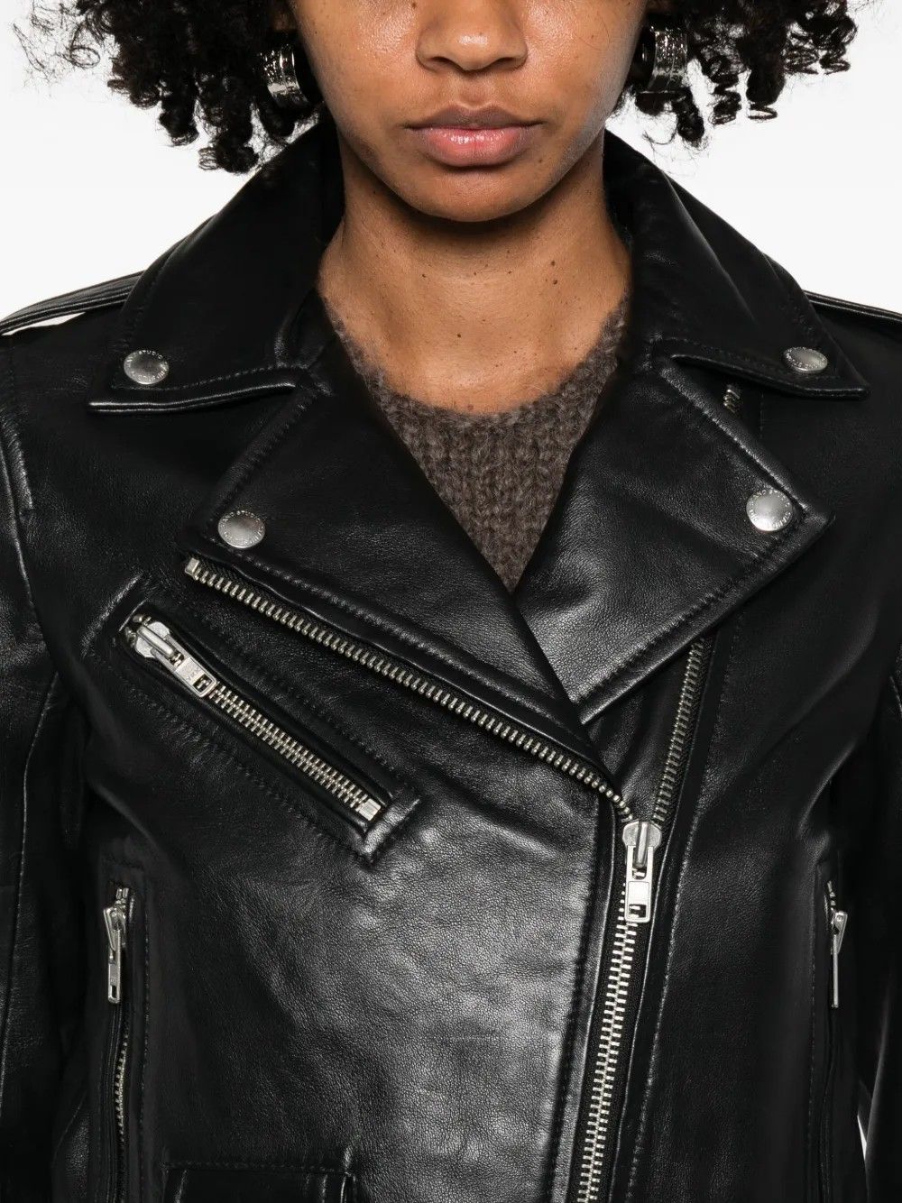 CORE BIKER JACKET BLACK #89900 STAND STUDIO Outerwear 66606-7980