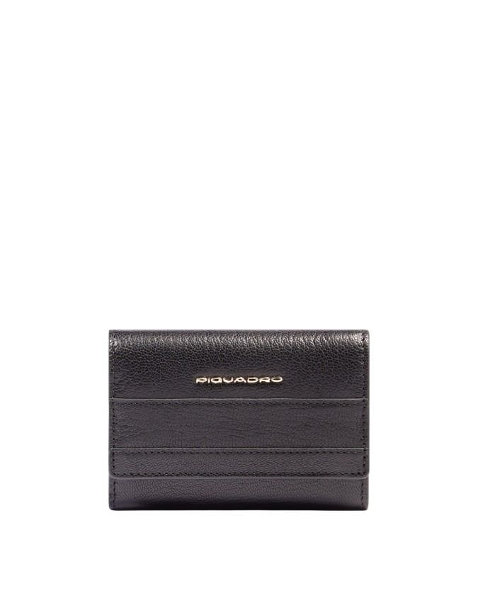 P.FOGLIO DONNA PICCOLO PELLE #NERO PIQUADRO Accessories PD5216W140R/N
