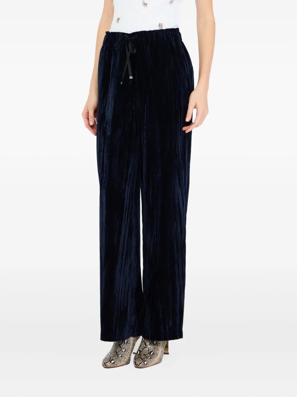 PANTALONE C/COULISSE BLU MARINO #94028 LIU JO Trousers CF5404T094A 94028