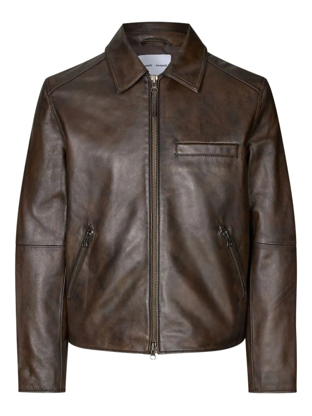 SACLIFF X JACKET 15390 #WASHED BROWN SAMSOE Outerwear M25300052