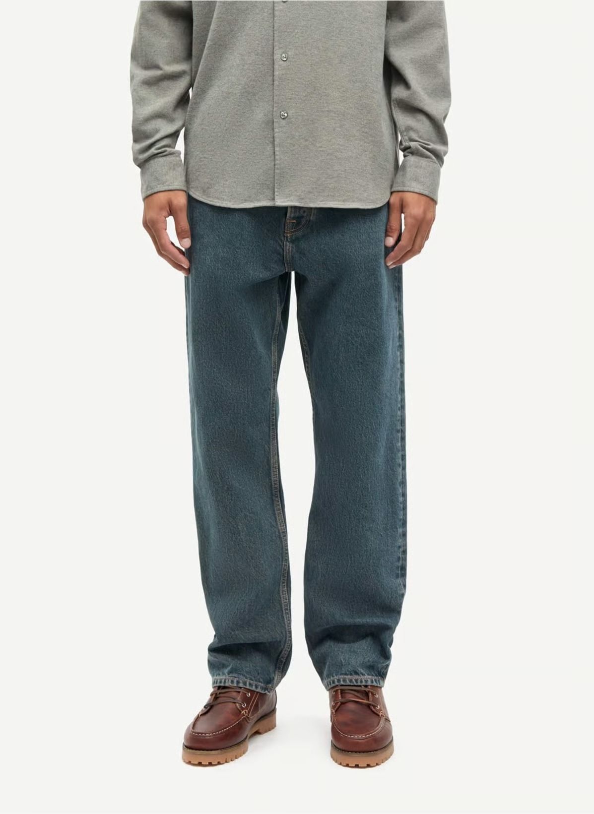 SAEDDIE JEANS 15767 #BURNT OAK SAMSOE Trousers M25300057