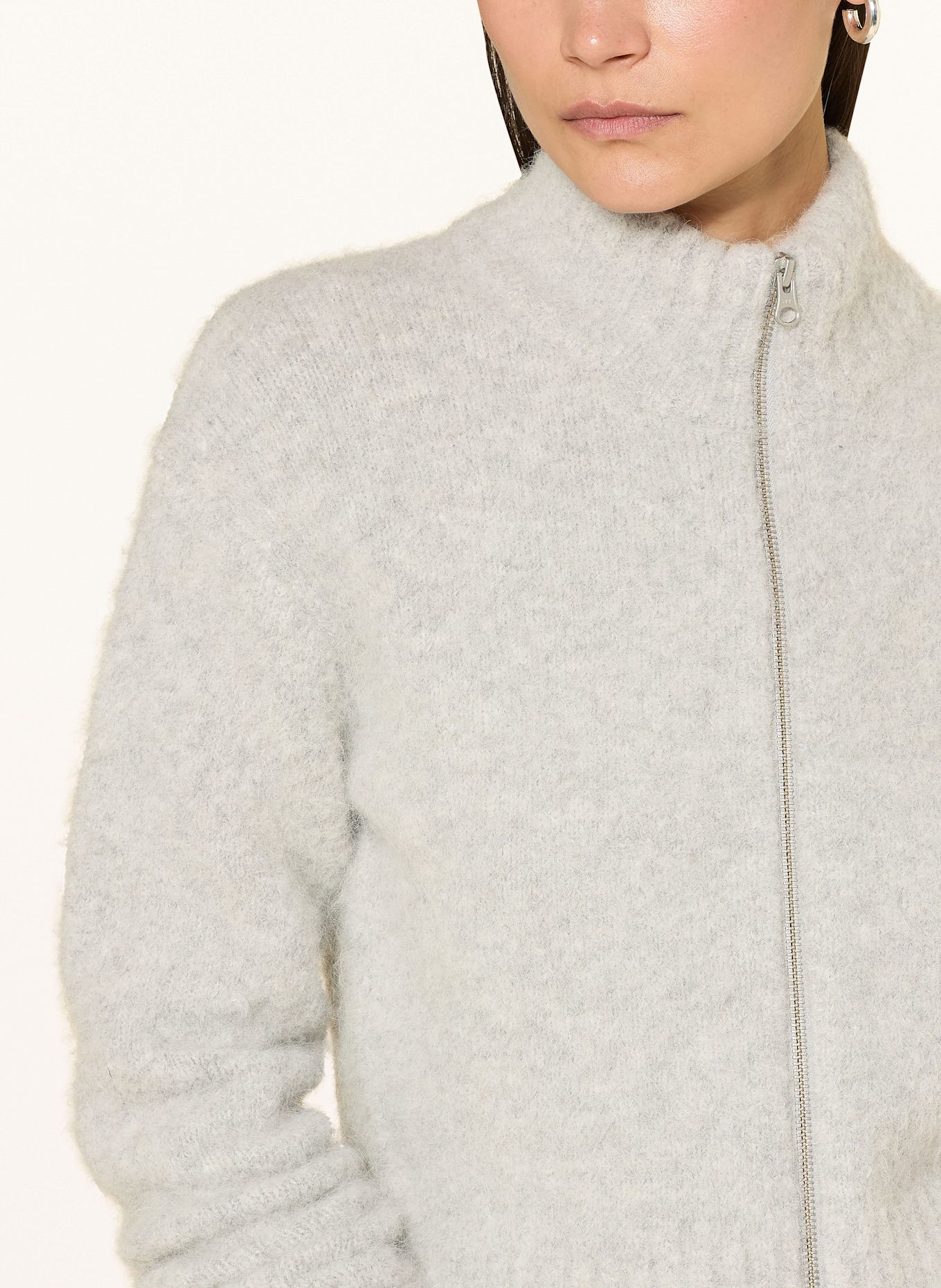 SAJEANNE CARDIGAN 15425 #LIGHT GREY MEL. SAMSOE Maglieria F24400072