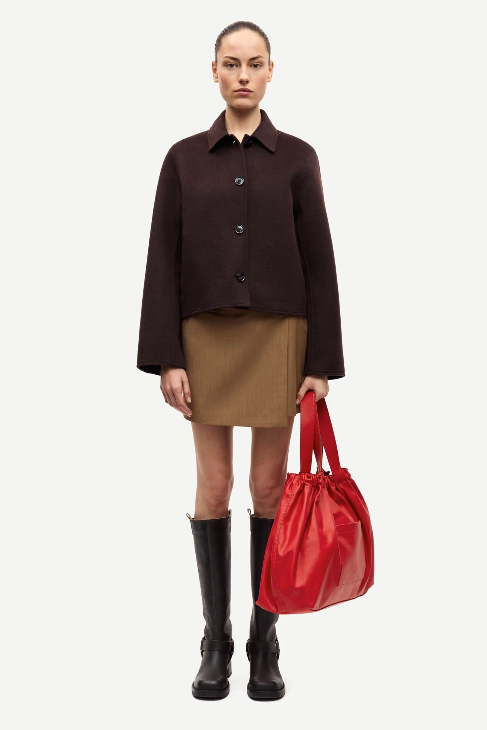 SAHOLLY JACKET 15772 #BLACK COFFEE SAMSOE Outerwear F25300160