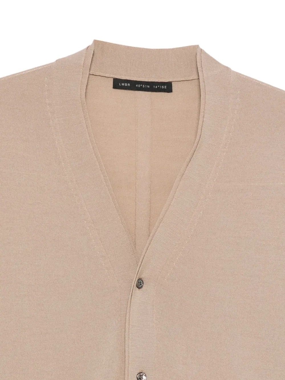 K155 DOUBLE CARDIGAN JUMPER EXTRAFINE MERINO #A039 LOW BRAND Maglieria L1MFW25266729