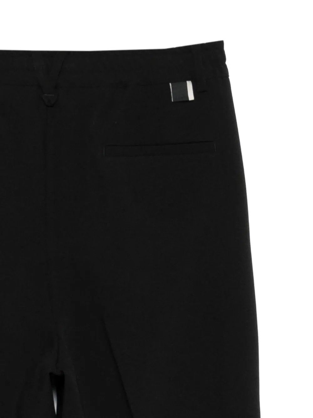 ZETA TECNO CREPE BLACK #D001 LOW BRAND Trousers L1PFW25266965