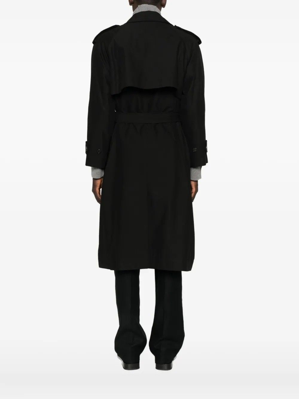 UNISEX OVERSIZED TRENCH COAT #BLACK DUNST Outerwear UDTR5C101BK