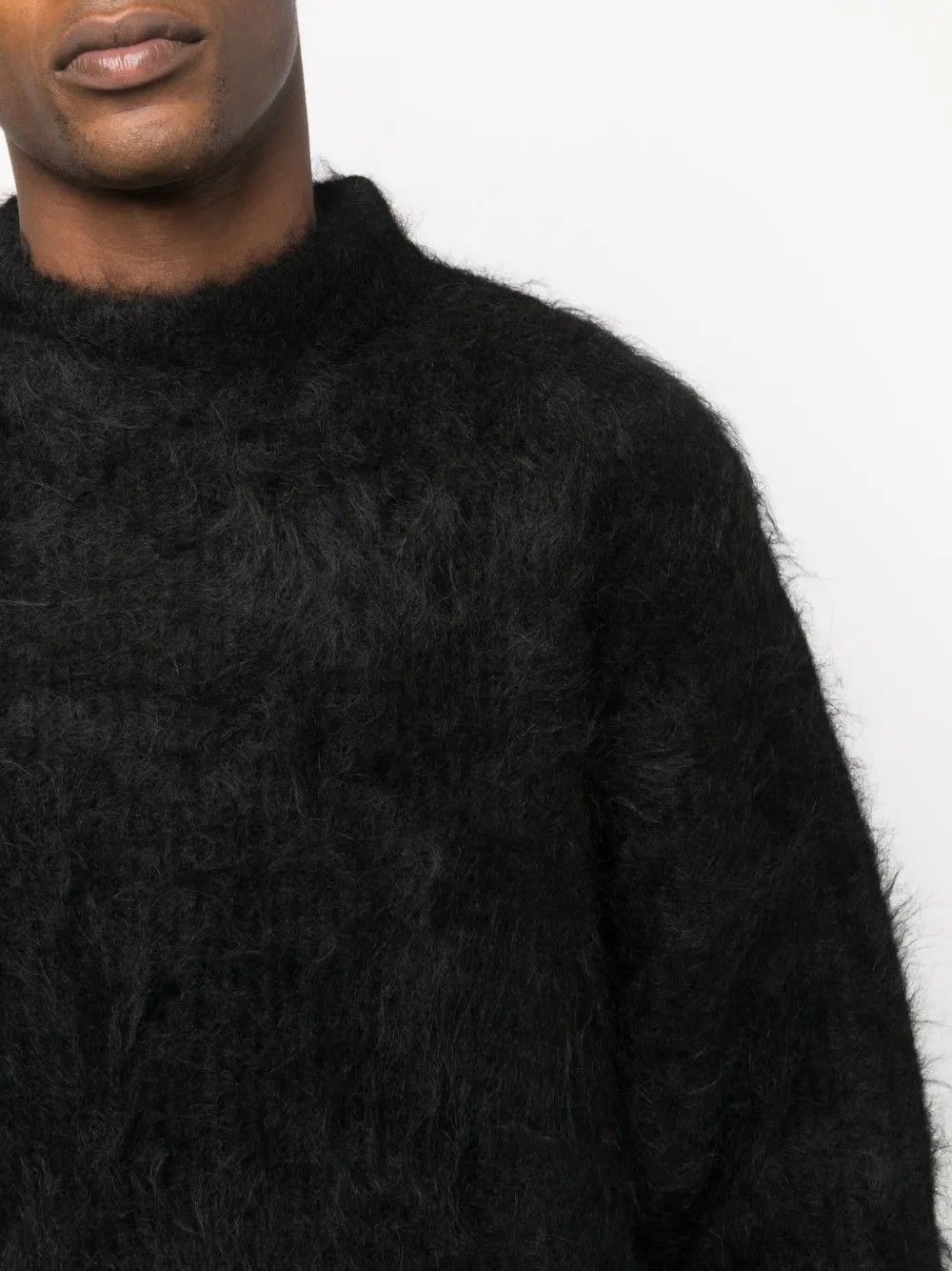 HARU SWEATER #BLACK ALPACA SEFR Maglieria MFW24HARUBLA