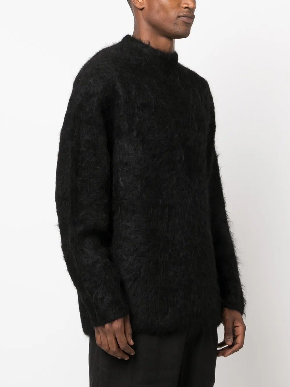 HARU SWEATER #BLACK ALPACA SEFR Maglieria MFW24HARUBLA