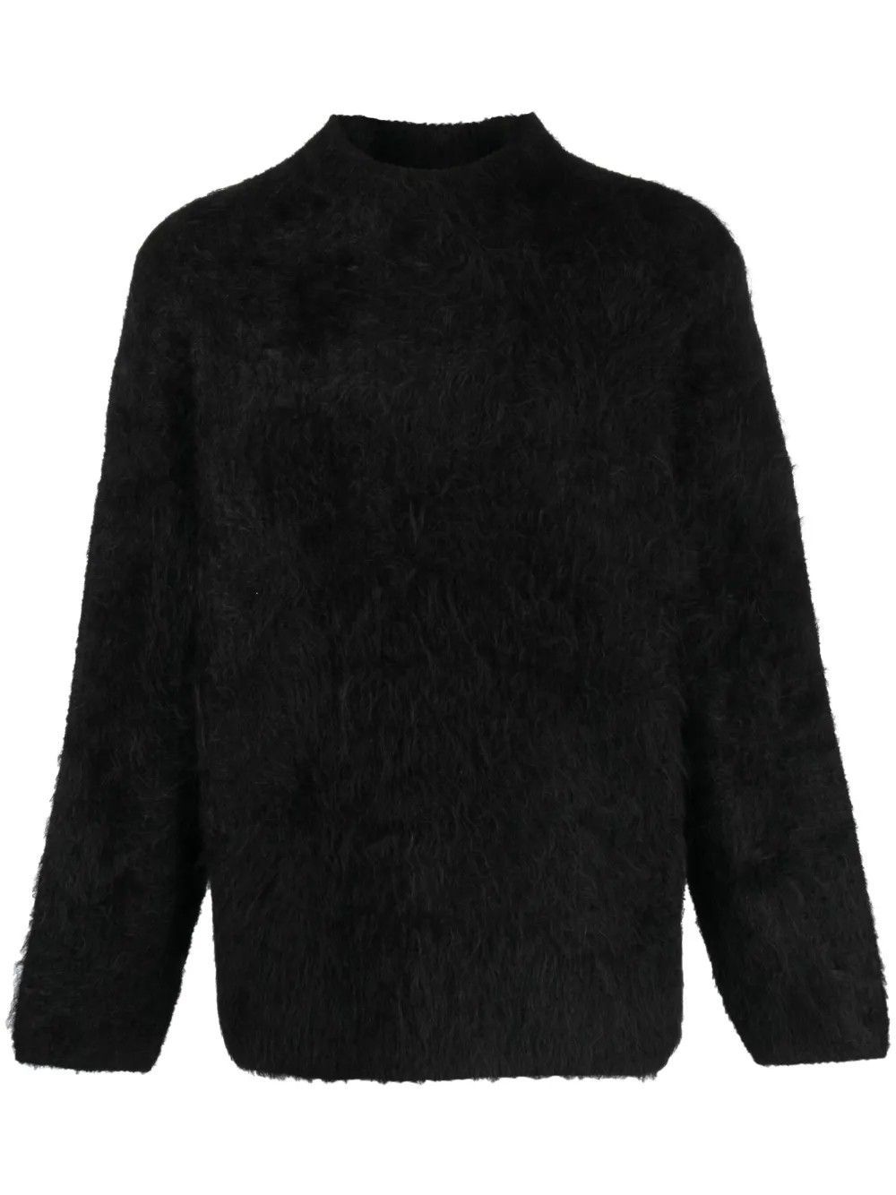 HARU SWEATER #BLACK ALPACA SEFR Jersey MFW24HARUBLA