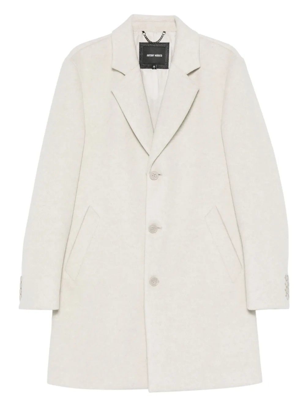 COAT MATHIAS REGULAR FIT IN WOOL GESSO #1018 ANTONY MORATO Capispalla MMCO00967 FA500082