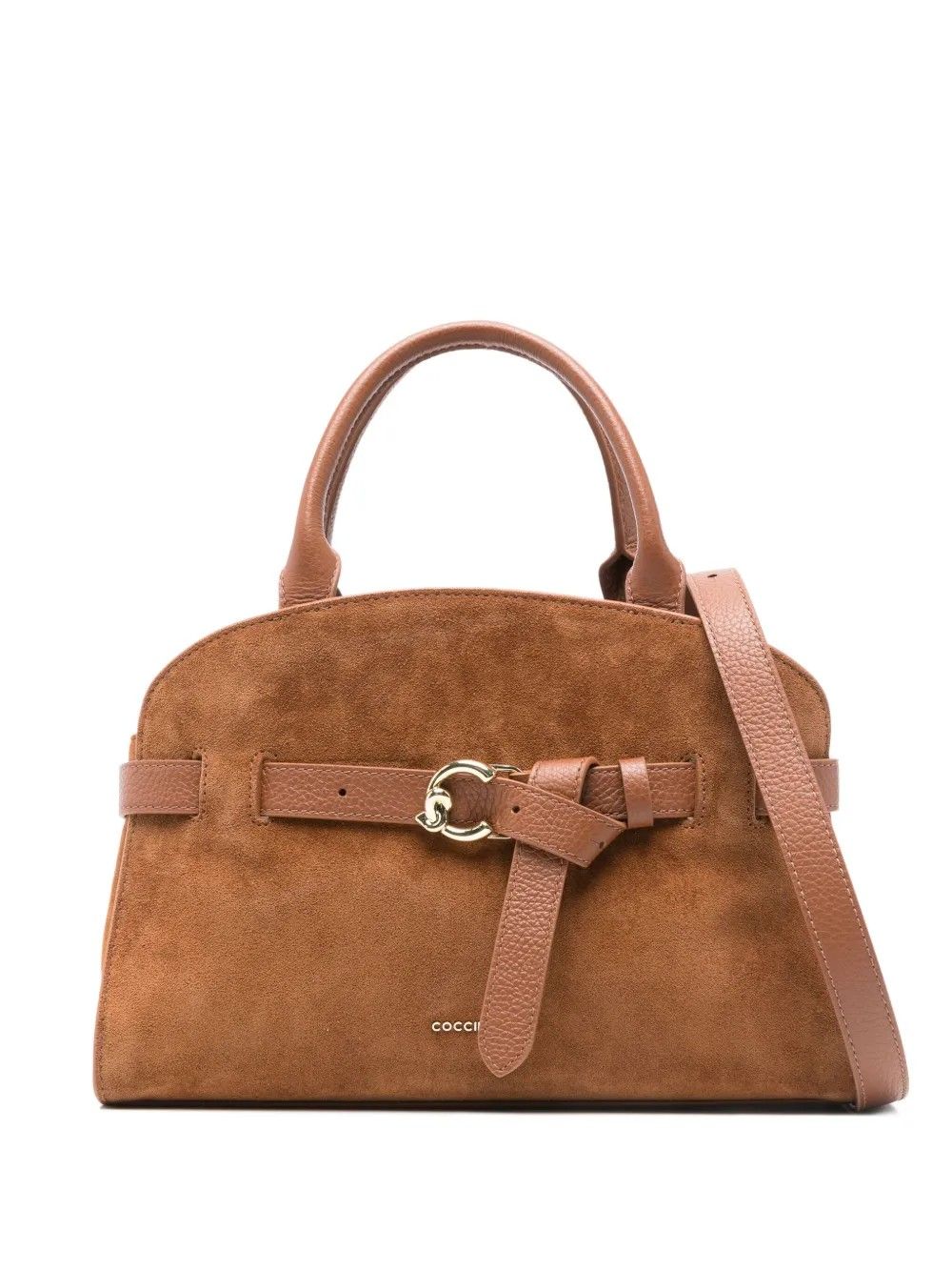 COCCINELLESABINE SUEDE BI COGNAC #W11 COCCINELLE Bags E1TLB180201