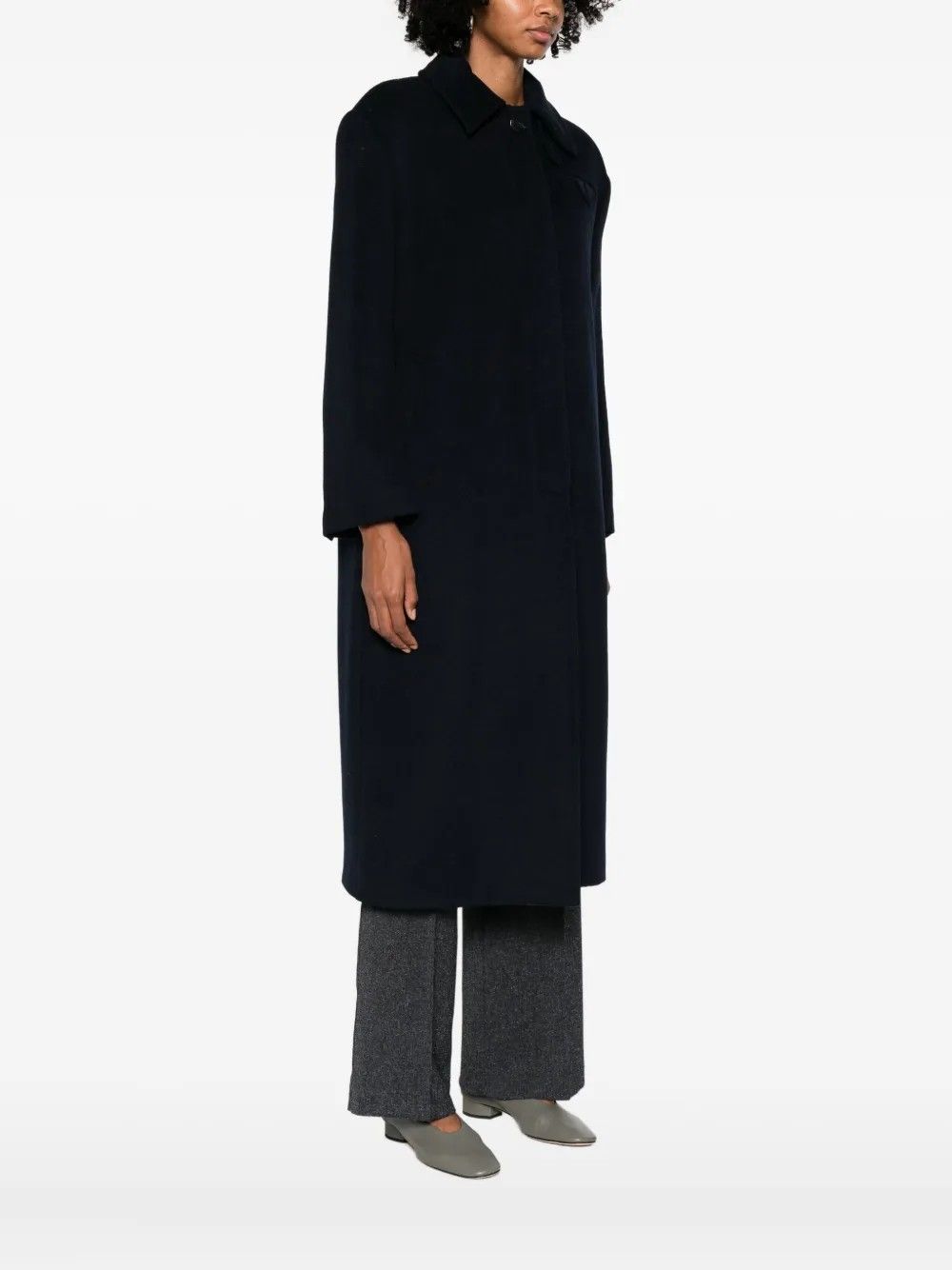COAT #DARK BLUE RAME Capispalla MFCAP05 TWL0334